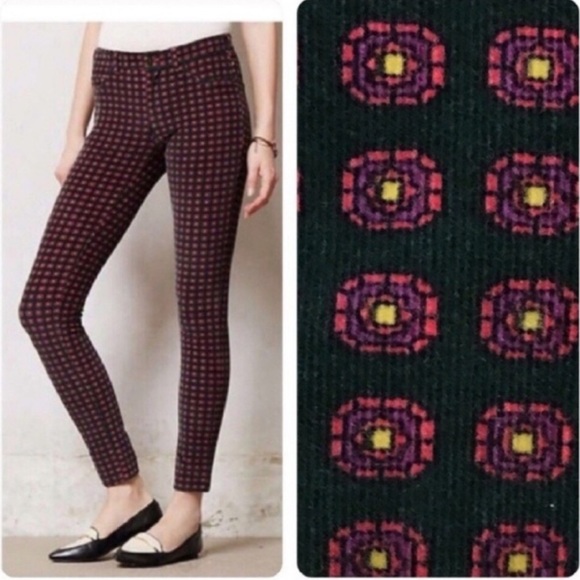 Anthro | Pilcro Letterpress Serif Corduroy Pants